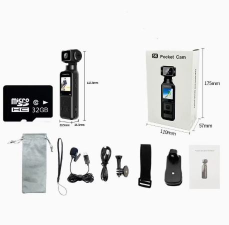 4K HD Anti Shake Pocket Sports Camera Mini - الصورة 4