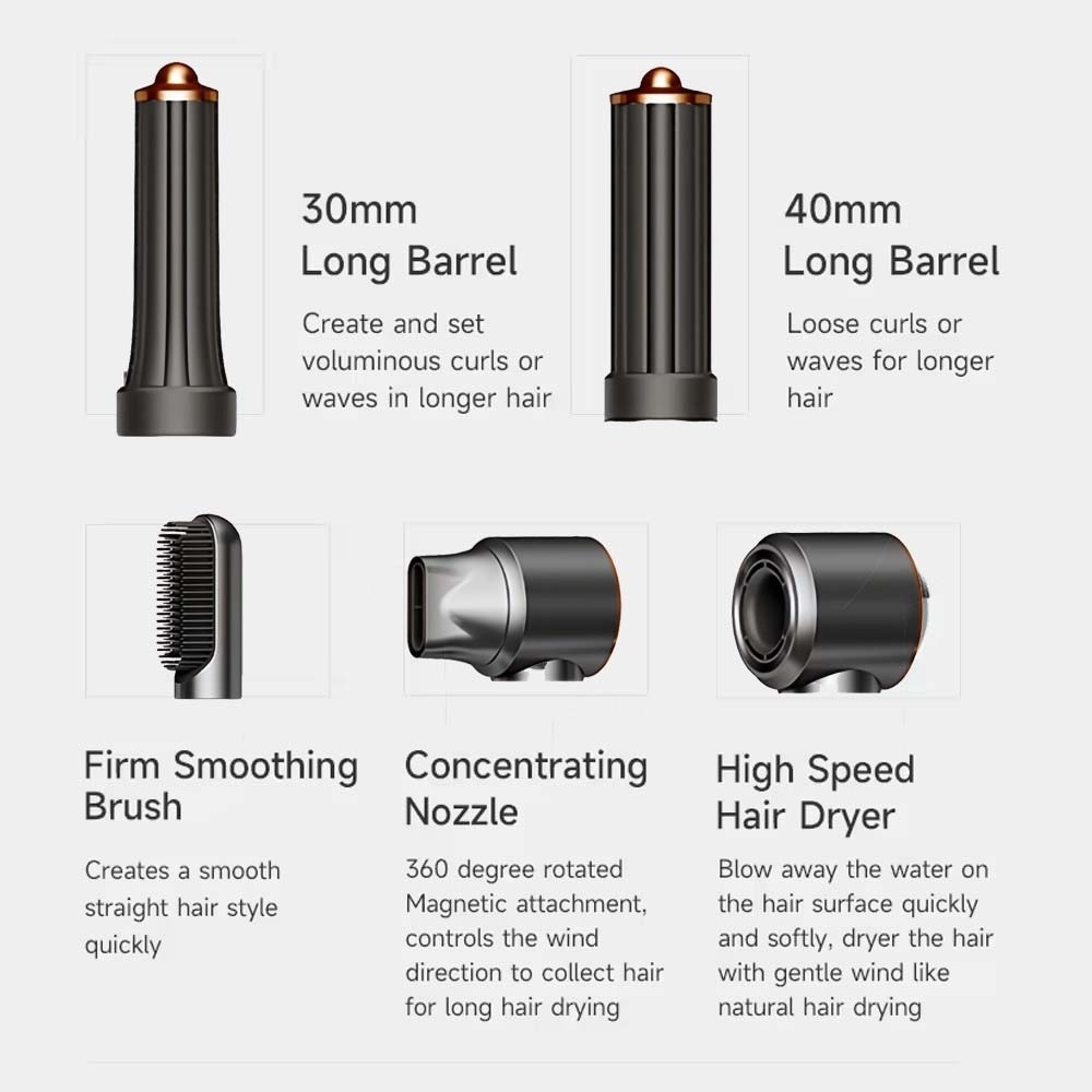 Multifunctional Five-in-one Straight Comb Hair Curler Constant Temperature - الصورة 4