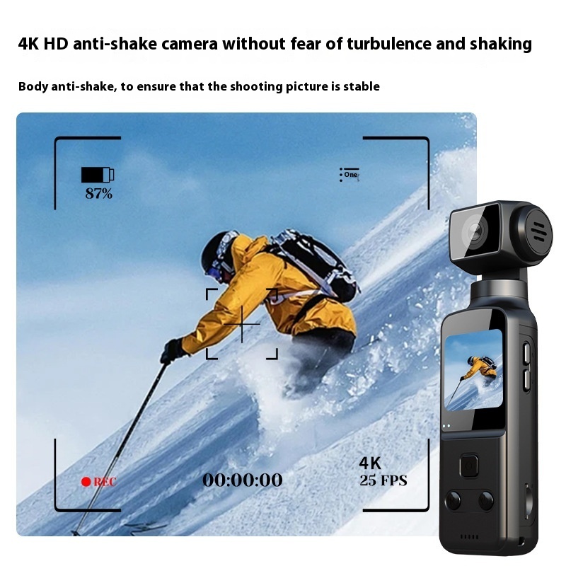 4K HD Anti Shake Pocket Sports Camera Mini - الصورة 9
