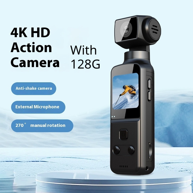 4K HD Anti Shake Pocket Sports Camera Mini - الصورة 2