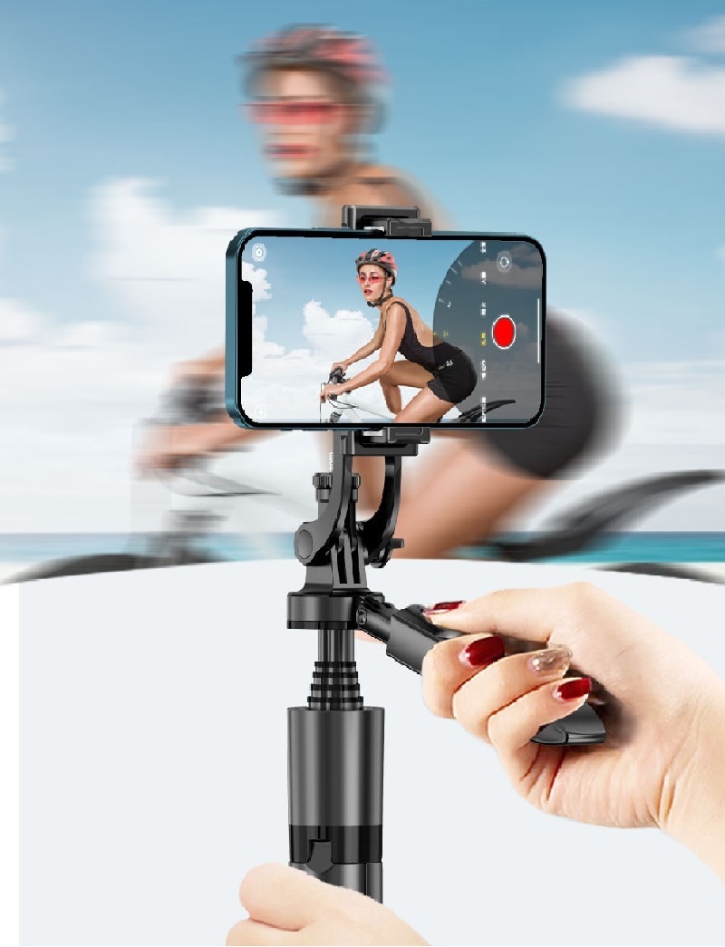 360 Auto Face Tracking Gimbal AI Smart Gimbal Face Tracking Auto Phone Holder For Smartphone Video Vlog Live Stabilizer Tripod - الصورة 10